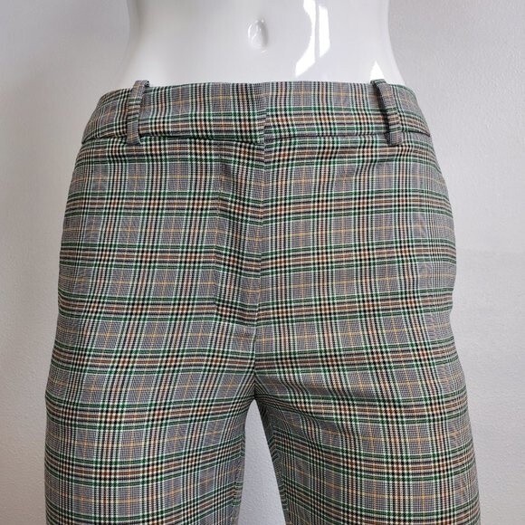 H&M Green Plaid Skinny Trousers - Picture 5 of 9